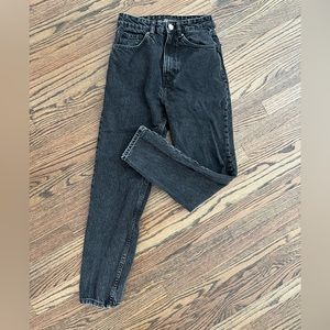Zara high waisted black jeans